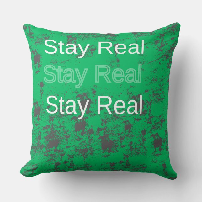 Coussin Restez réel (Recto)
