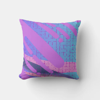 Coussin Résumé abstrait vibrant de goutte de peinture 