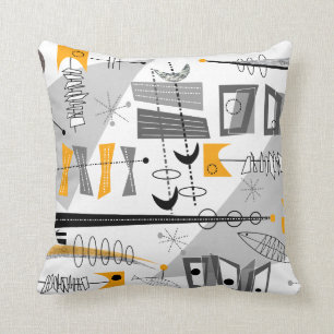 Coussin Résumé inspiré par ère atomique