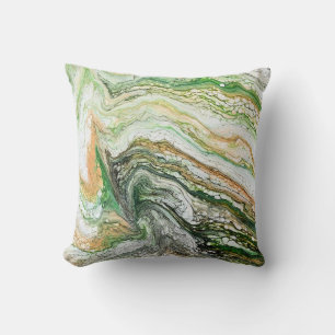 Coussin Résumé Vert Tan