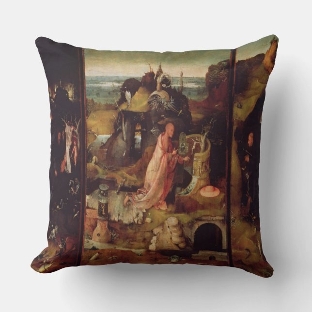 Coussin Retable des ermites (huile sur le panneau) (Recto)