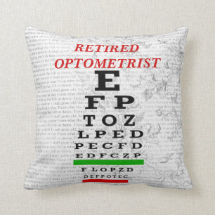 Coussin retiré d'optométriste