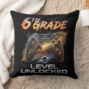 Coussin Retour à l'école 6e Garçons Premier Jour d'école