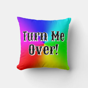 Coussin Retournez-moi ! - Merci, j'en avais besoin !