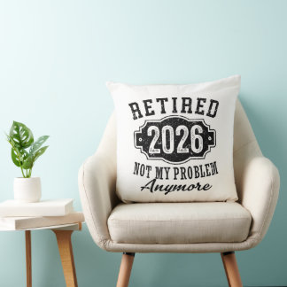 Coussin Retraite 2026 Plus Mon Problème Drôle