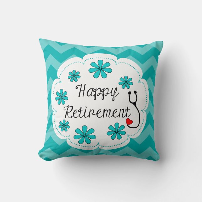 Coussin Retraite heureuse Médicale (Recto)