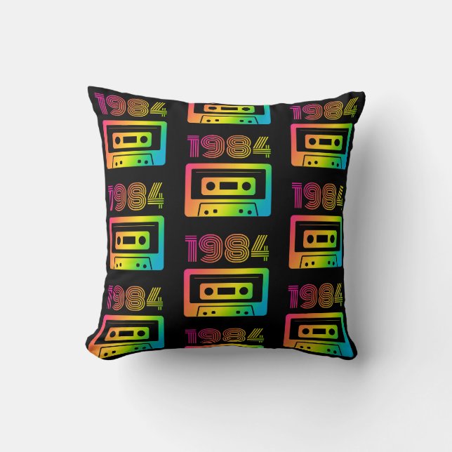 Coussin Rétro 1984 (Recto)