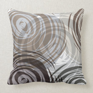 Coussin Rétro carreau de CONCEPTION EN SPIRALE BRONZAGE