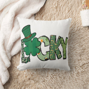 Coussin Rétro Chance Trèfle St. Patrick