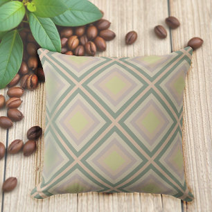 Coussin Retro Chic Lemon Pastel géométrique