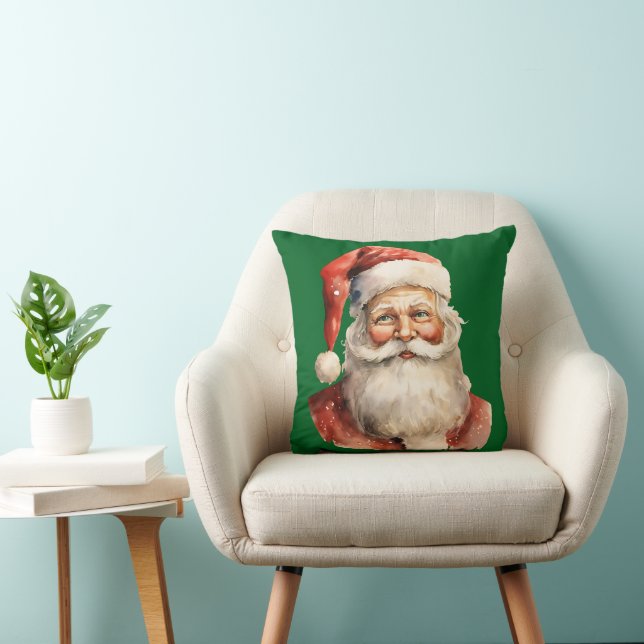 Coussin Retro Christmas Santa Claus (Chaise)