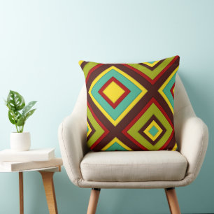 Coussin Rétro geometric pattern