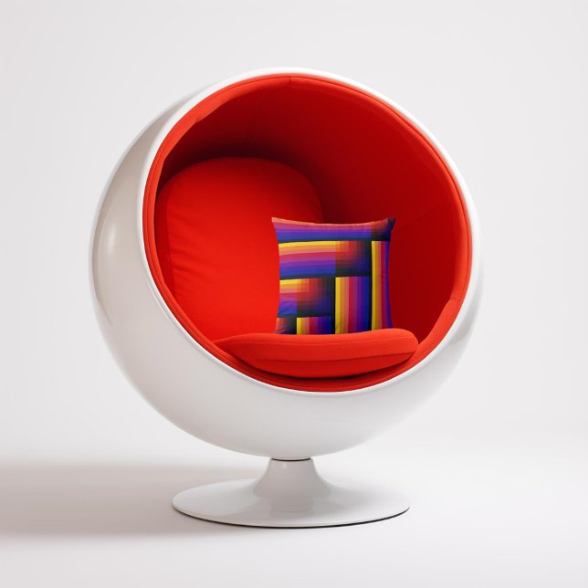 Coussin Retro Glitch (Créateur téléchargé)
