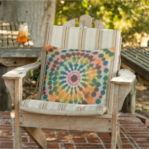Coussin Retro Mandala Tie Dye