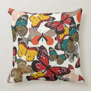 Coussin Rétro motif floral