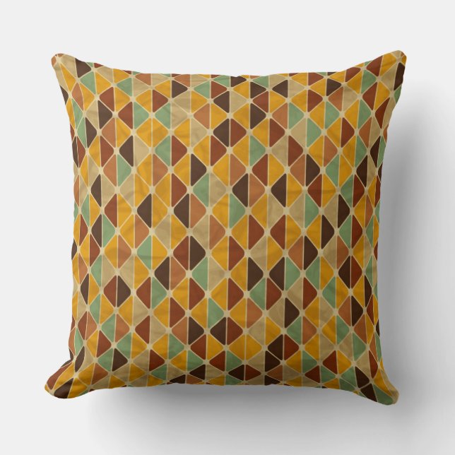 Coussin Rétro motif géométrique 3 (Recto)