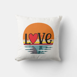 Coussin Rétro Réflexion d'amour