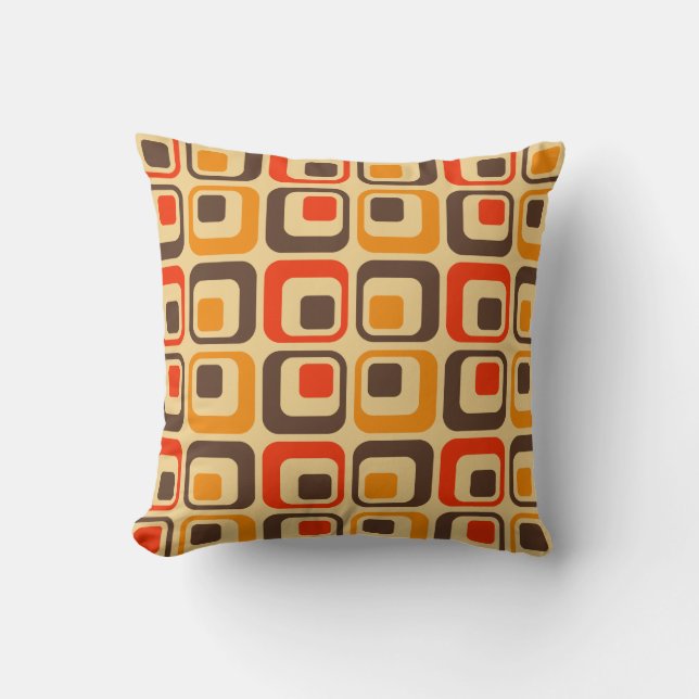 Coussin Rétro Squares Pattern (Recto)