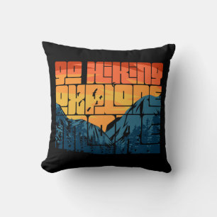 Coussin Retro Sunset Paysage Randonnée Aventure Explorez