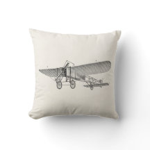 Rétro vieil avion d'appui vertical d'avion vintage