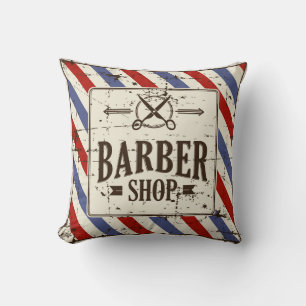 Coussin Retro Vintage Classique Simple Barber Shop
