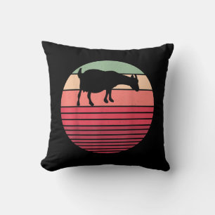 Coussin Rétro Vintage Fermier Animaux de chèvre Dons de lo