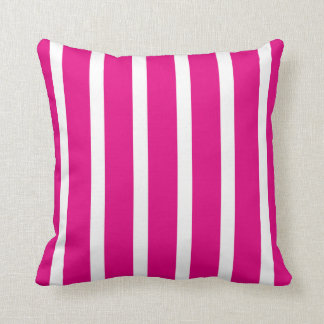 Coussin Rétros rayures ROSES