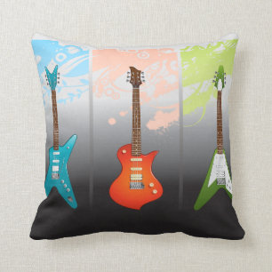 Coussin Rêve d'amants de guitare électrique