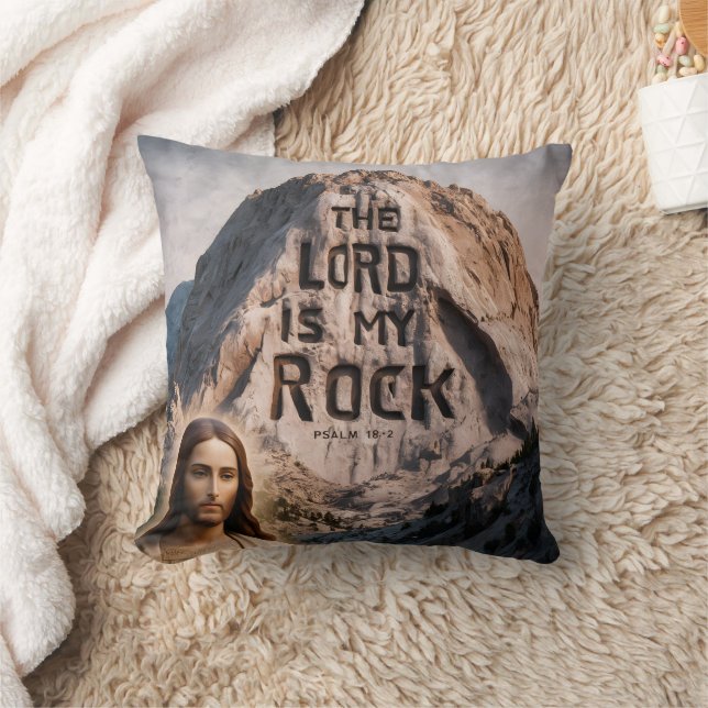 Coussin Révélation Divine : Le Seigneur Est Mon Rocher (Couverture)