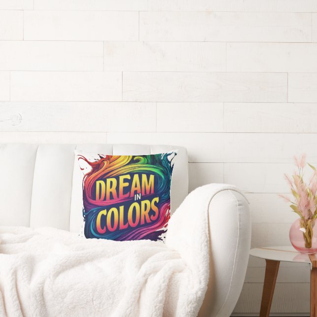 Coussin Rêver dans les couleurs (Canapé)