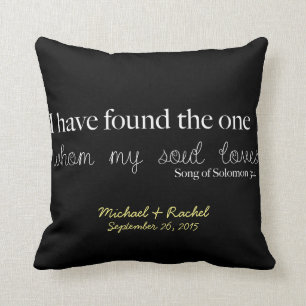 Coussin réversible - chanson de Soloman