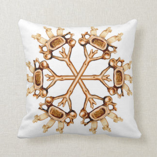 Coussin réversible de flocon de neige cervical