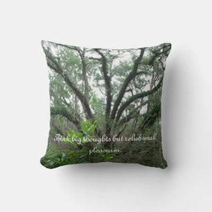 Coussin réversible de l'arbre paisible