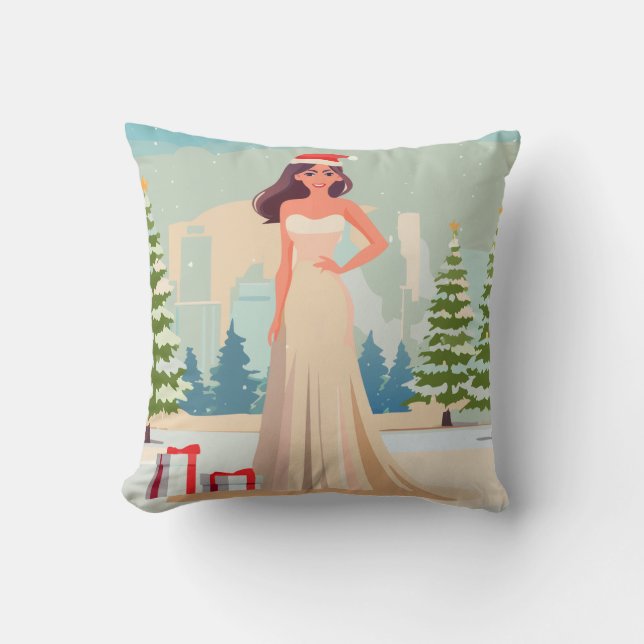 Coussin réversible de Noël (Recto)