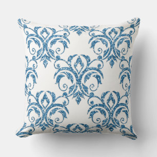 Coussin réversible parties scintillantes roses