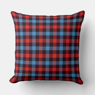 Coussin réversible Red/Lite Blue/Purple