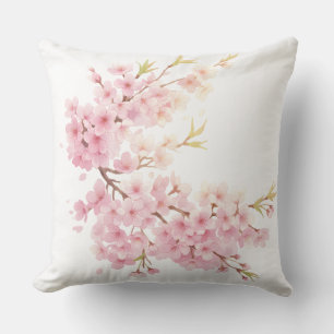Coussin Rêves de fleurs de cerisier – Art floral