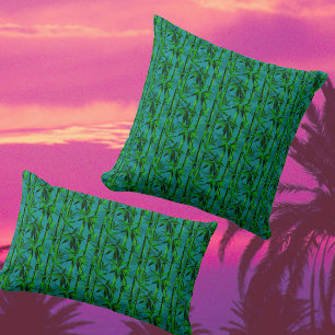 Coussin Rêves de Forêt Tropicale Bambou Tropical