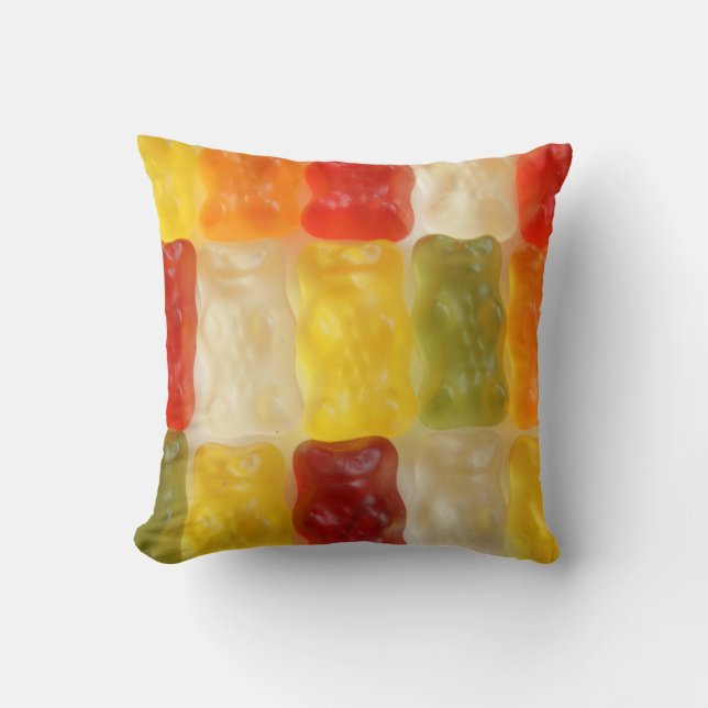 Coussin rêves gommeux d'ours (Recto)