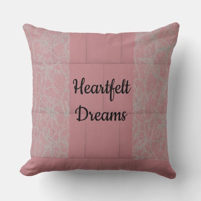 Coussin Rêves sincères (Recto)