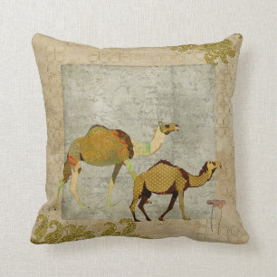 Coussin rêveur de Boho Mojo de chameaux