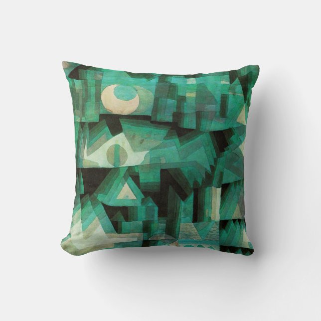 Coussin rêveur de ville de Paul Klee (Recto)