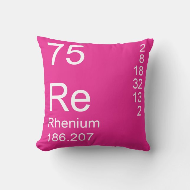 Coussin Rhénium (Recto)