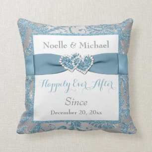 Coussin RIBBON/JEWELS - Mariage hiver Wonderland