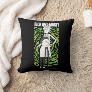Coussin RICK ET MORTY™ Morty serrant Rick dans ses bras