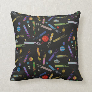Coussin RICK ET MORTY™   Motif de la comète spatiale