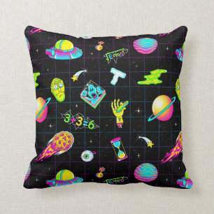 Coussin RICK ET MORTY™   Motif de la saison psychédéli