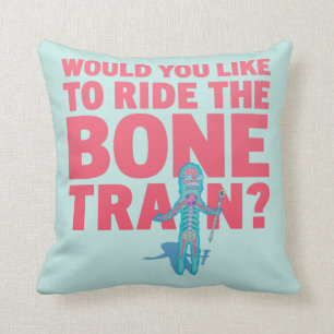 Coussin RICK ET MORTY™ Parc anatomique - Train osseux
