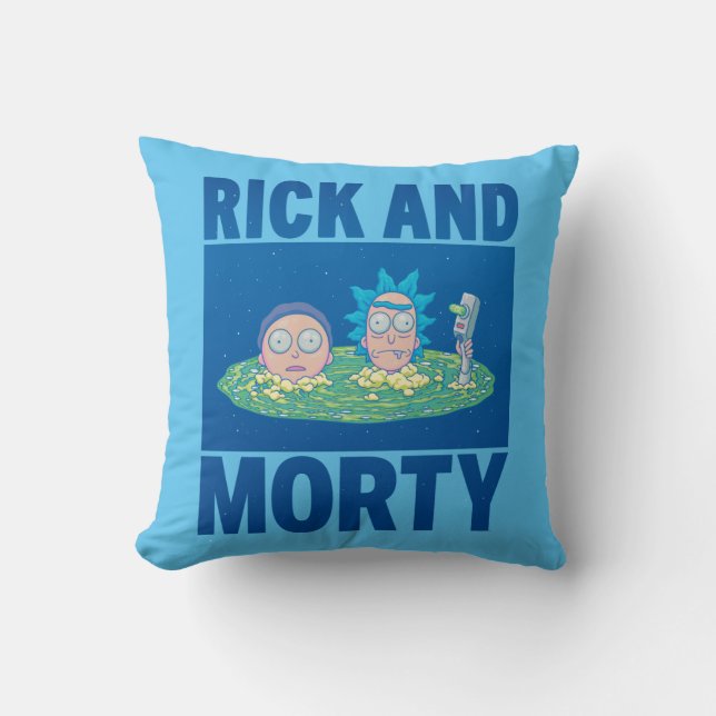 Coussin RICK ET MORTY™ | Parcourir le portail (Recto)