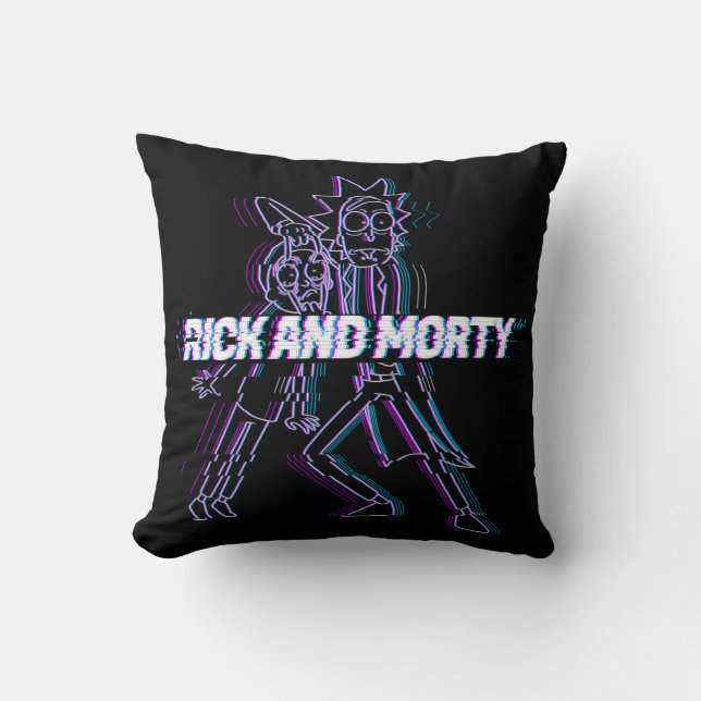 Coussin RICK ET MORTY™ | Rick Et Morty Glités (Recto)